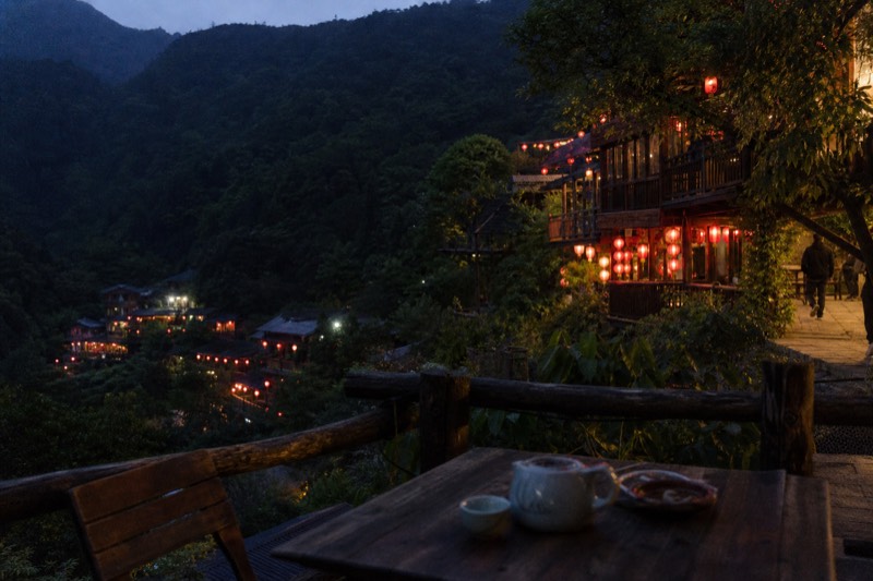 The Maokong tea houses